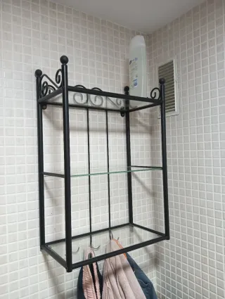 Conjunto baño espejo y armario