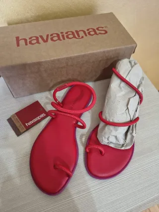 Havaianas Sandali Donna Rosa/Rosso Tg 38