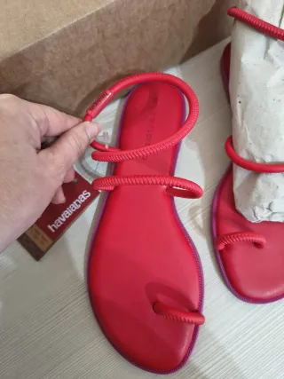 Havaianas Sandali Donna Rosa/Rosso Tg 38