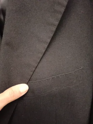 Traje negro caballero como nuevo, tintoreria