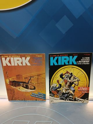 comic undergrund, COMIC de AVENTURAS KIRK, nº 6 y nº 7