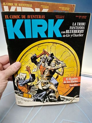 comic undergrund, COMIC de AVENTURAS KIRK, nº 6 y nº 7