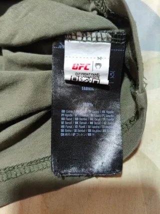 Camiseta Venum UFC Talla XL Verde Oliva