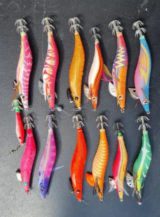 Lote Pajaritos Jibioneras y Paseantes Pesca