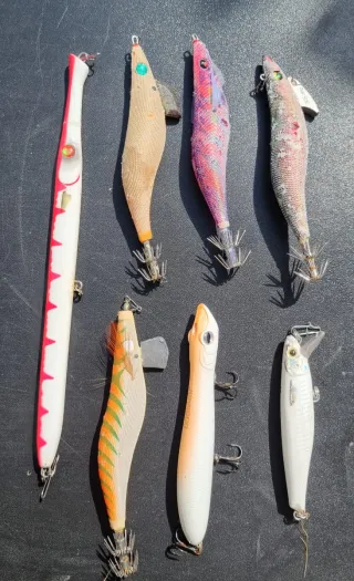Lote Pajaritos Jibioneras y Paseantes Pesca