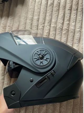 Casco Moto Modular Negro