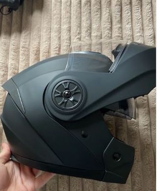 Casco Moto Modular Negro