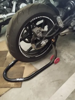 Caballete para moto negro