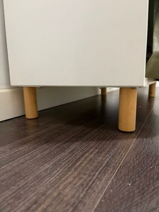 Estantería Ikea EKET Blanca con Tela Verde