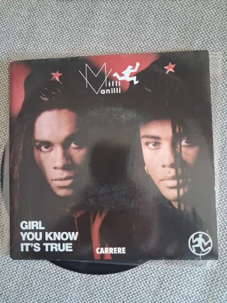 Milli Vanilli lote 3 discos single vinilo