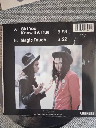 Milli Vanilli lote 3 discos single vinilo