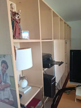 Despacho moderno con 2 Librerías y mesa estudio ex