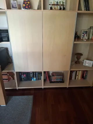 Despacho moderno con 2 Librerías y mesa estudio ex
