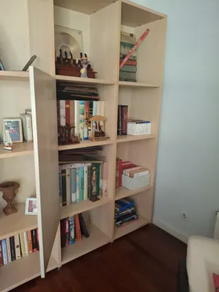 Despacho moderno con 2 Librerías y mesa estudio ex