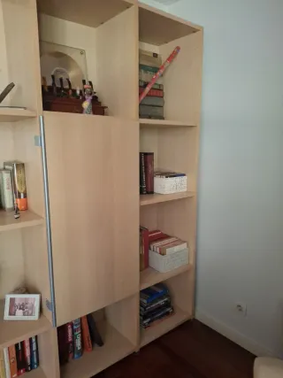 Despacho moderno con 2 Librerías y mesa estudio ex