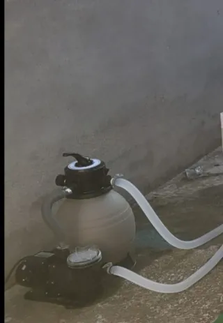 Piscina desmontable y depuradora