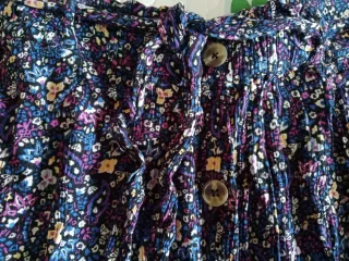 Falda estampada flores XL talla 46 de España