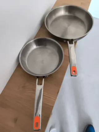 Lote 2 Sartenes Bra Acero Inoxidable