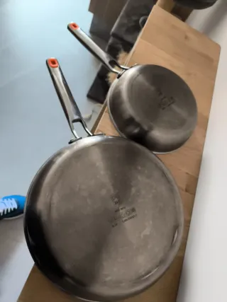 Lote 2 Sartenes Bra Acero Inoxidable