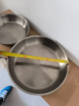 Lote 2 Sartenes Bra Acero Inoxidable