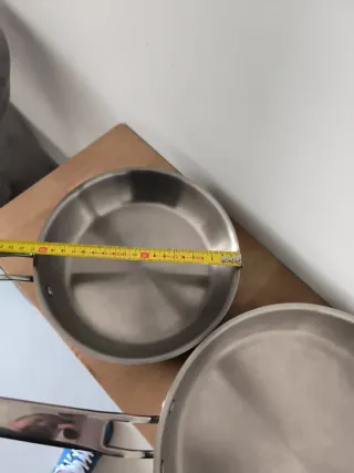 Lote 2 Sartenes Bra Acero Inoxidable