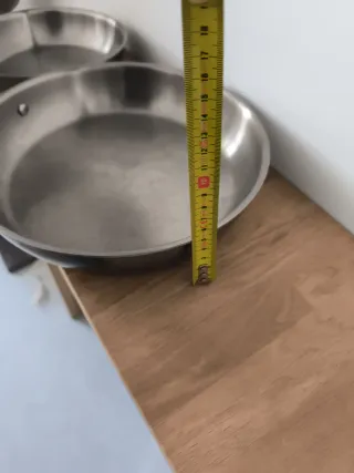 Lote 2 Sartenes Bra Acero Inoxidable