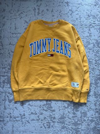 Sudadera Tommy Jeans Amarilla Talla M