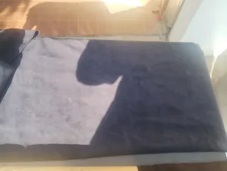 Scampoli vera pelle marrone e blu