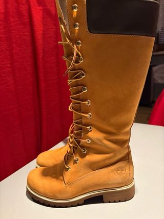 Stivali Timberland donna alti marroni/gialli