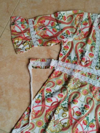 Vestido estampado mujer