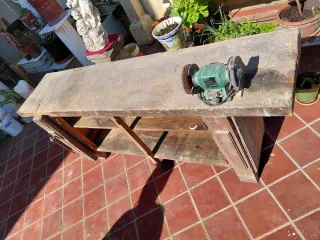 Mesa de carpintero antigua
