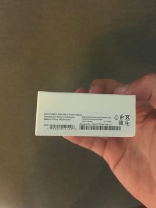 Cargador Apple USB-C 20W Original