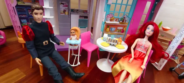 Casa y caravana Barbie