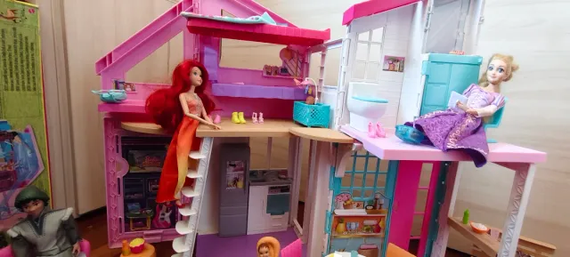 Casa y caravana Barbie