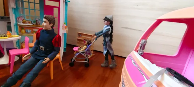 Casa y caravana Barbie