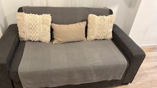 Sofá Cama Gris 2 Plazas