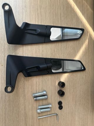 Espejos Deportivos Moto Negros