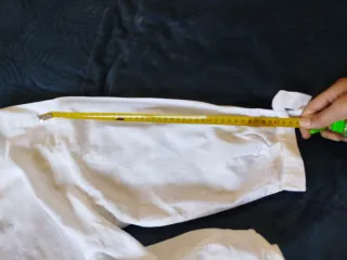 Blusa blanca mujer manga 3/4