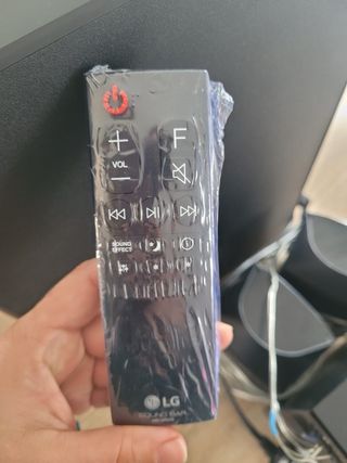 Barra de sonido negra