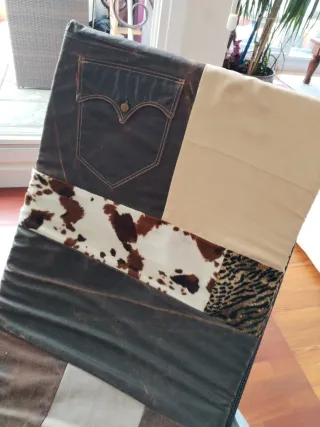 Hamaca negra y multicolor