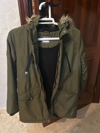 Chaquetón niño verde talla 11-12 años