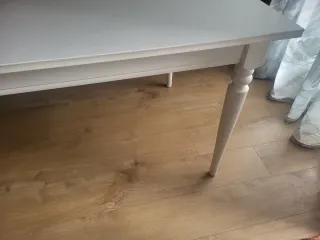 Mesa de comedor blanca madera 87x155x75