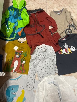 Lote Ropa Infantil Varias Marcas 40prendas 7/8