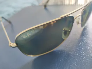 Gafas Ray-Ban Aviator gris lacada Polarizadas