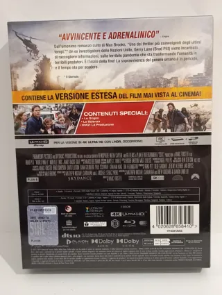 World War Z 4K UHD + Blu-ray - cofanetto ita