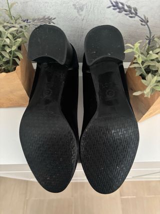 Zapatos LODI Talla 37 Terciopelo Negro