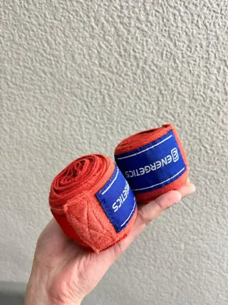 Guantes de boxeo rojos FKT 12 oz