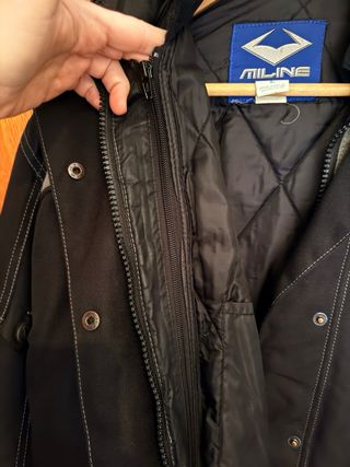 Chaqueta Miline Mujer Talla L Negra/Gris