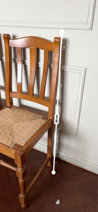 Juego 4 sillas de comedor madera, precio regalo