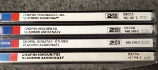 7CD Ashkenazy Chopin: Sonatas, Polonesas, Mazurkas